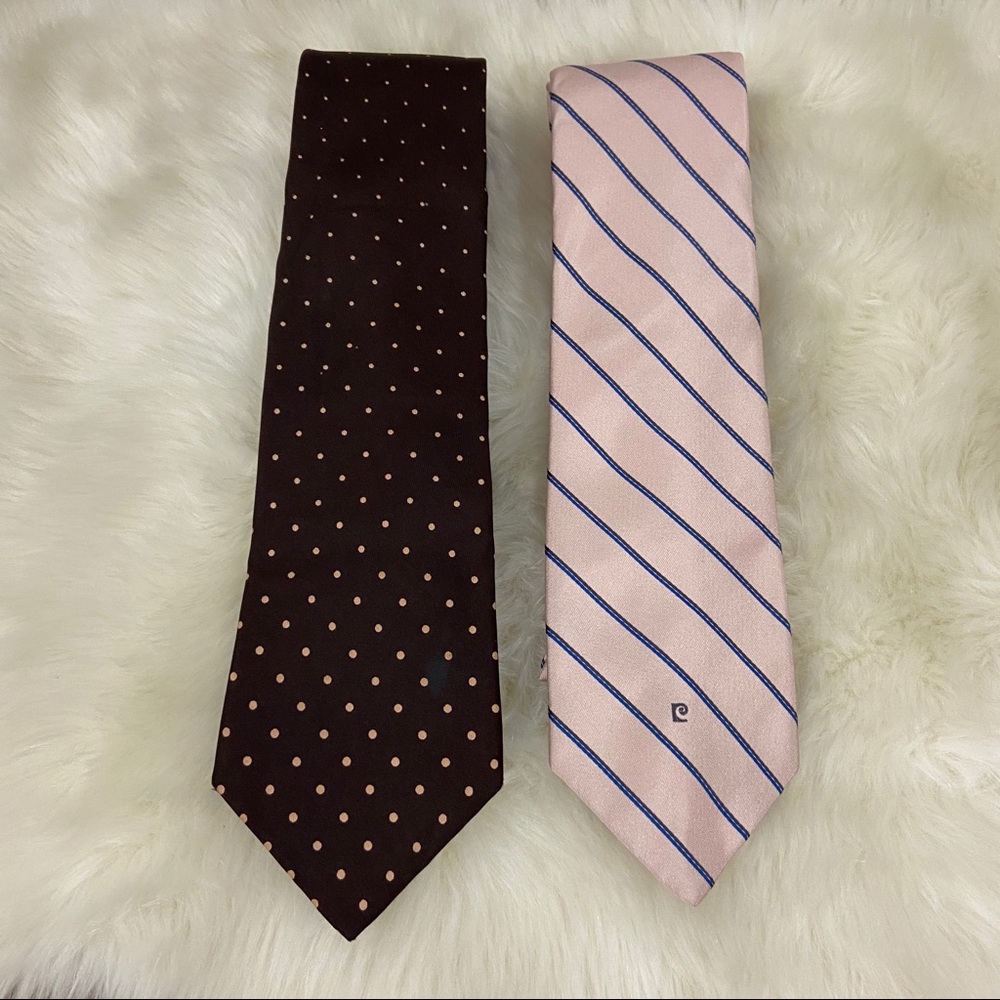 Guy Laroche & Pierre Cardin Silk Tie Bundle